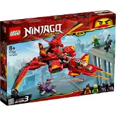LEGO 71704 NINJAGO Legacy Kais Super-Jet Set de jeu avec les figurines du chasseur Nindroid