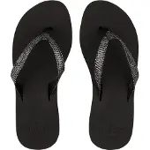 Reef Tongs Reef Star Cushion Sassy Noir Argent-Taille 36