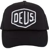 Deus pour homme. DMS07875 Baylands Trucker Cap noir (OSFA), Casuel, Polyester