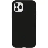 Accezz Coque Liquid Silicone Apple iPhone 11 Pro - Noir