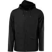 Rains Veste de Pluie Short Hooded Coat Black-XXS / XS
