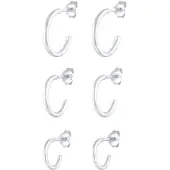 Elli Boucles d'oreilles argent