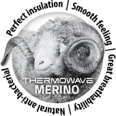 Thermowave Merino Xtreme Base Layer Pants Noir M Homme