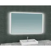 Wiesbaden Soul miroir rectangulaire avec LED, dimmable et chauffage miroir 120 x 80 cm 38.4186