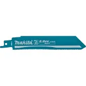 Makita B-55815 Lames de scie droites BIM dent convexe 152X1,1MM (14 + 18TPI), 5pcs, Pour métal, 3-8mm