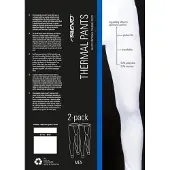 Avento Thermolegging Avento Men Blanc (2-pack)-XL