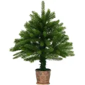 vidaXL Sapin de Noël artificiel Aiguilles naturelles 65 cm Vert