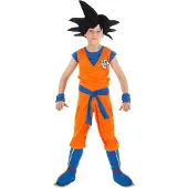 Rubies DÉGUISEMENT SANGOKU GARÇON 7/8 ANS Orange, Cuivre, Mandarine