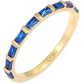 Elli PREMIUM Bague bleu / or
