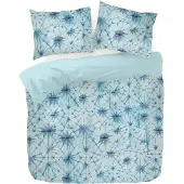 Kayori Ensemble de housse de couette Ukiyoe en satin de coton 200TC - y compris les taies d'oreiller