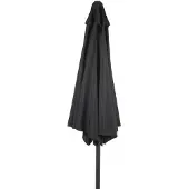 Lifetime Parasol - Parasol à bâton - Ø 300 CM - Noir