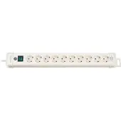 Brennenstuhl 1952200100 power extension 3 m 10 AC outlet(s) Indoor White