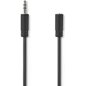Nedis 3,5 mm Verlengkabel 10 Meter Zwart