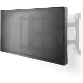 Nedis Couverture d'écran TV d'extérieur - Taille d'écran : 55 - 58 " - Supreme Quality Oxford - Noir