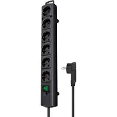 Brennenstuhl Barre d'alimentation sextuple Comfort-Line noir 2m