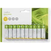 Nedis Piles alcalines AA | 1,5 V DC | 10-Blister