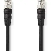 Nedis - Câble vidéo/audio - BNC mâle pour BNC mâle - 5 m - noir - rond
