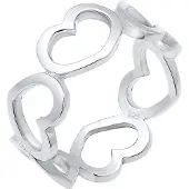 Elli Bague 'Herz' argent