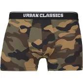 Urban Classics Lot de Boxers de - Lot De 2 Boxers Imprimé Camouflage - S - 5XL - pour Homme - camouflage - Taille S