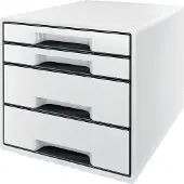 Leitz Bureau Wow Cube 4 Tiroirs 2 Grands Et 2 Petits Tiroirs Buc