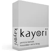 Kayori Drap-Housse Kayori Shizu Gris Argenté (Percale)-140 x 200 cm