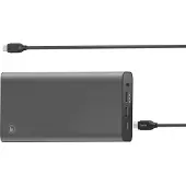 Hama 00200012 banque d'alimentation électrique Lithium-Ion (Li-Ion) 26800 mAh Anthracite