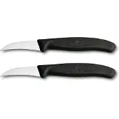 Victorinox Couteau à Éplucher Victorinox Swiss Classic Noir (2-pièces)