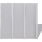 vidaXL Baignoires Paroi pliante Paroi de douche 141 x 132 cm