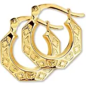 Marie-Celeste Celeste Ohrringe gelegt - 14,5 mm - Gold, (Or jaune)