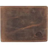Green Burry GREENBURRY porte-monnaie Vintage Slim Wallet RFID Brown brun
