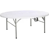 Bolero Table ronde| Pliante par le centre | 1,8m