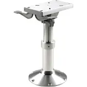 VETUS Sliding Gas Adjustable Seat Foot Argenté 50-60 cm