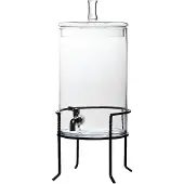 C&T Doseur En Verre Robinet D28.5x50cm 7.5l
