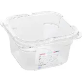 ARAVEN Récipients GN 1/6 , Polycarbonate, Profondeur : 100 mm, Contenu : 1,5 L