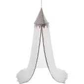 Howa canopy bed play tent with canopy for children's room 'Betty' grey / white 8510
