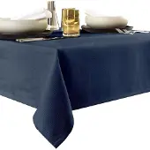 De Witte Lietaer Tafellaken De Witte Lietaer Gibson Midnight Blue-Ø 170 cm