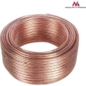 Macleans Bobine De Câble Haut-parleur Maclean 2x1,5mm² 25m (transparent)