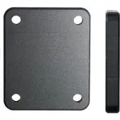 Brodit Plaque de montage Distance, Support pour smartphone, Noir