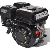 vidaXL Moteur à essence 6,5 CV 4,8 kW noir