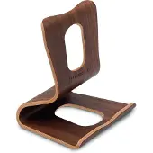 Terratec Support de plateau Holzeins, Support de tablette, Marron