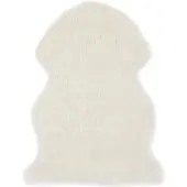 vidaXL Tapis 60 x 90 cm Peau de mouton synthétique Blanc