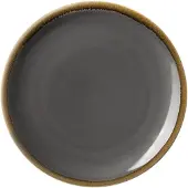 Olympia Lot De 4 Assiettes Plates Rondes Grise 28 Cm