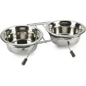 Beeztees Lumara Dinerset Deluxe en Acier Inoxydable - 16 cm