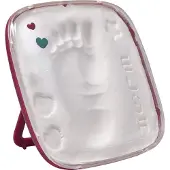 Baby Art Hello Baby Kit D' Empreintes De Pied Burgundy Rouge 3601092600