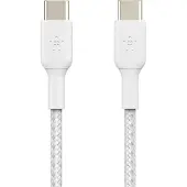 Belkin USB-C vers USB-C Câble 1 m Nylon Blanc