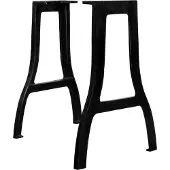 vidaXL Pieds de table de salle à manger 2 pcs. Piètement A en fonte