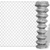 vidaXL Clôture à mailles losangées Acier galvanisé 25x1 m Argenté