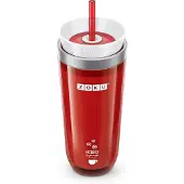 Zoku Cafetière Glacée ZOKU avec Paille Red 325 ml