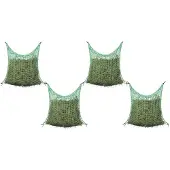 vidaXL Filets à foin 4 pcs. Carré 0,9x1 m PP