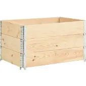 vidaXL Colliers de palette 3 pcs 50x100 cm Bois de pin solide